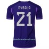 Camiseta de fútbol Argentina DYBALA 21 Segunda Equipación Mundial 2022 - Hombre